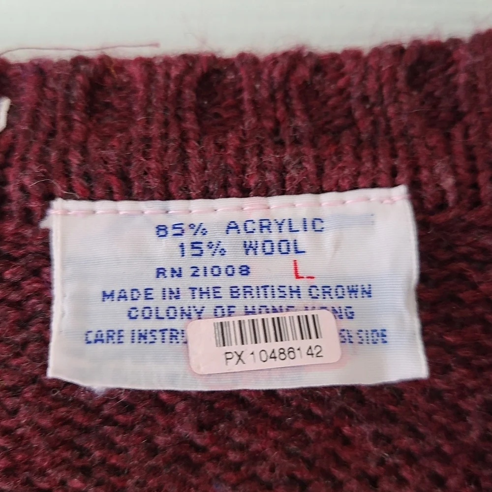 Lacoste Vintage Wool Blend Sweater